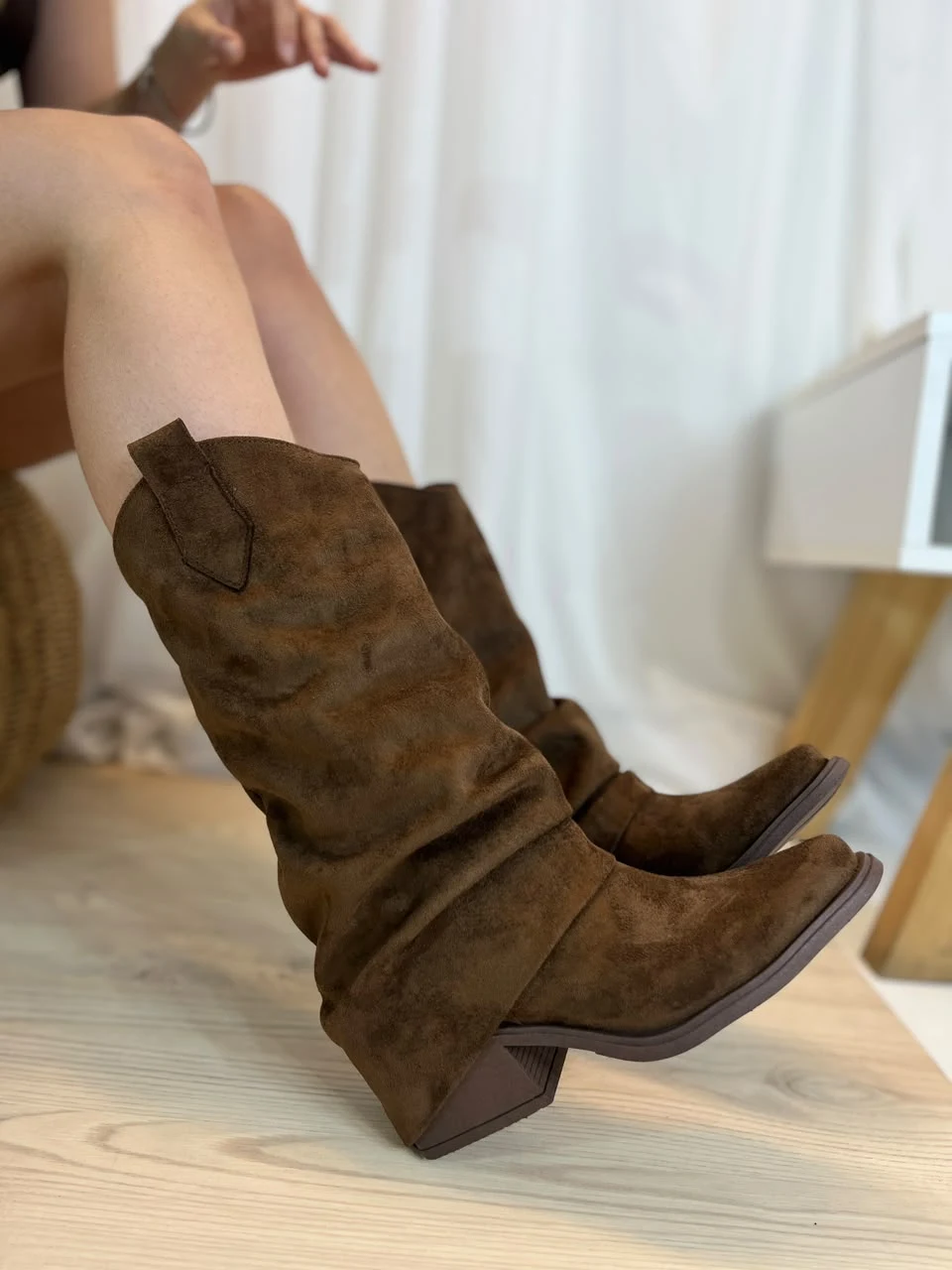 Botas Loana Caña Alta, foto 3. Productos. Lamarcafem Shoes